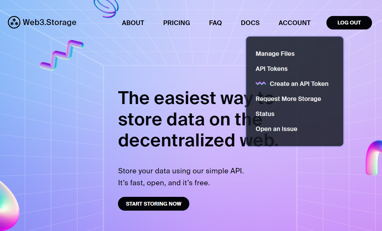 Using Web3.Storage (with Script) - AssetMantle: Documents